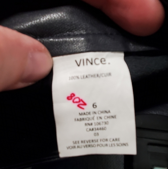 Vince Leather Miniskirt - Picture 4 of 5